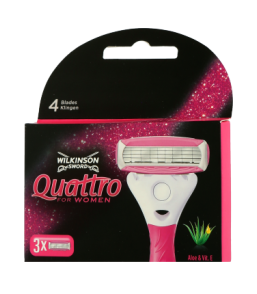 Wilkinson Quattro for Women Ersatzklingen (3 Stück)