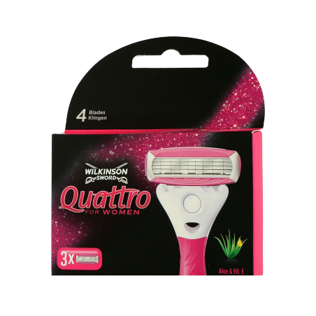 Wilkinson Quattro for Women Ersatzklingen (3 Stück)