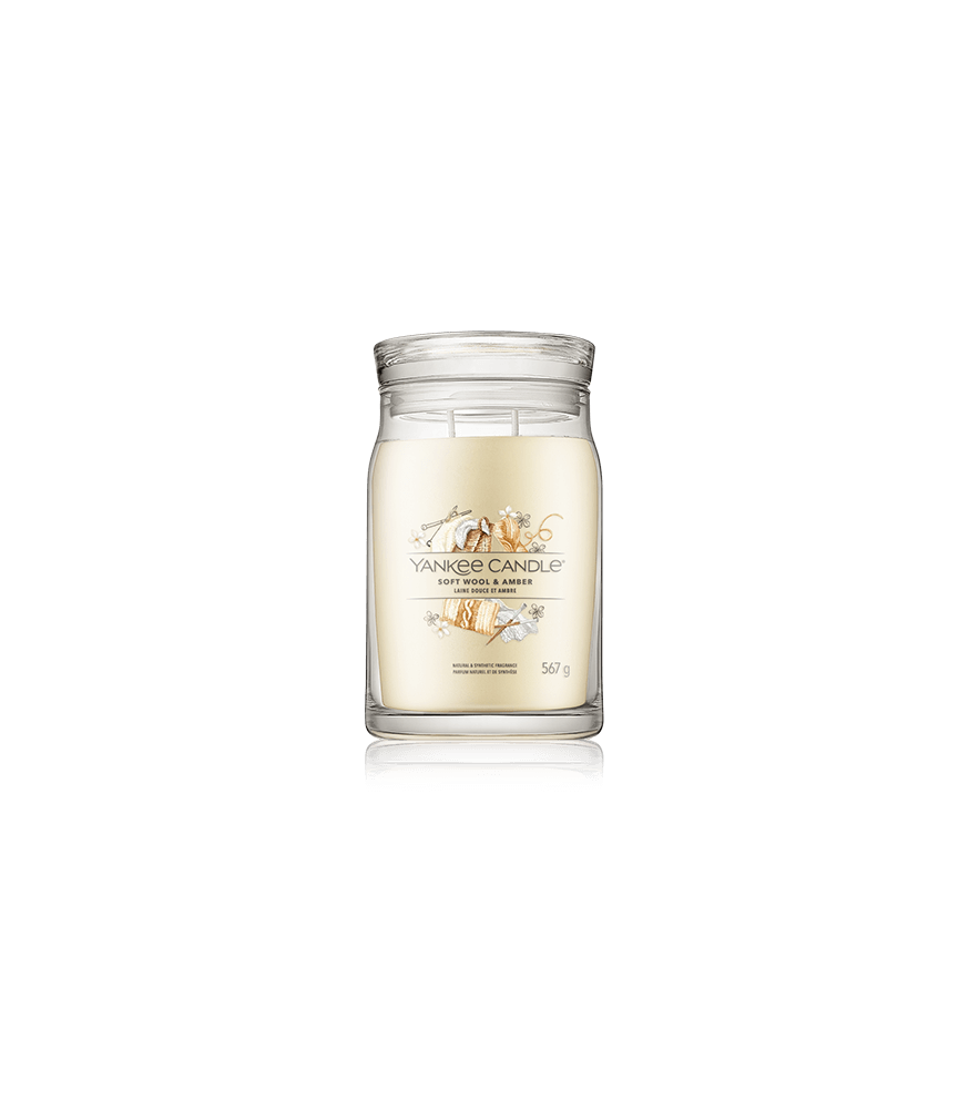 Yankee Candle Signature Soft Wool & Amber (567 g)