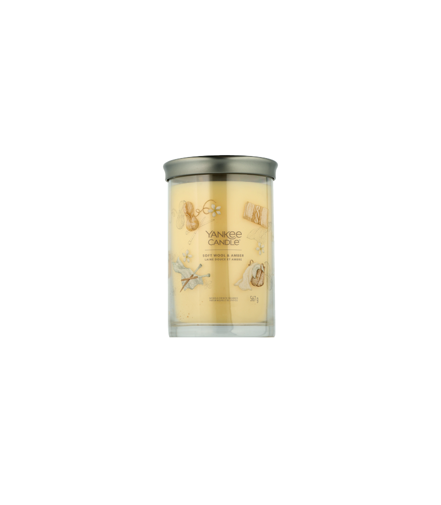 Yankee Candle Signature Tumbler Soft Wool & Amber (567 g)