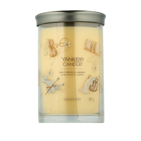 Yankee Candle Signature Tumbler Soft Wool & Amber (567 g)