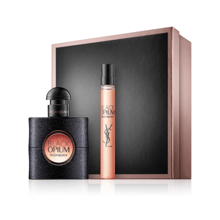Yves Saint Laurent Black Opium 30 ml EdP Set mit Mini EdP Spray