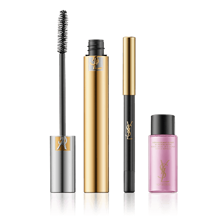 Yves Saint Laurent Mascara Volume Effet Faux Cils Set mit Mini Eye Pencil & Makeup Remover