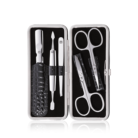 Zwilling Classic Inox Maniküre-Set im Rahmenetui aus Leder (5-teilig)