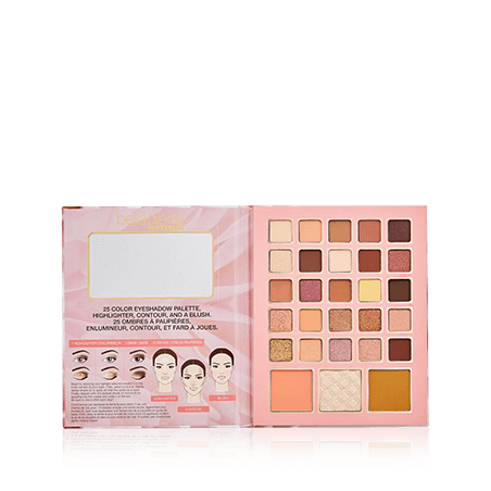 Bellapierre Cosmetics Eye and Face Book Satin Rose (42