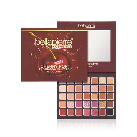 Bellapierre Cosmetics Eyeshadow Palette Cherry Pop 35 Color Palette (38 g)