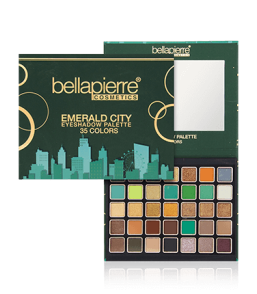 Bellapierre Cosmetics Eyeshadow Palette Emerald City 35 Color Palette (38 g)