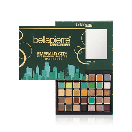 Bellapierre Cosmetics Eyeshadow Palette Emerald City 35 Color Palette (38 g)