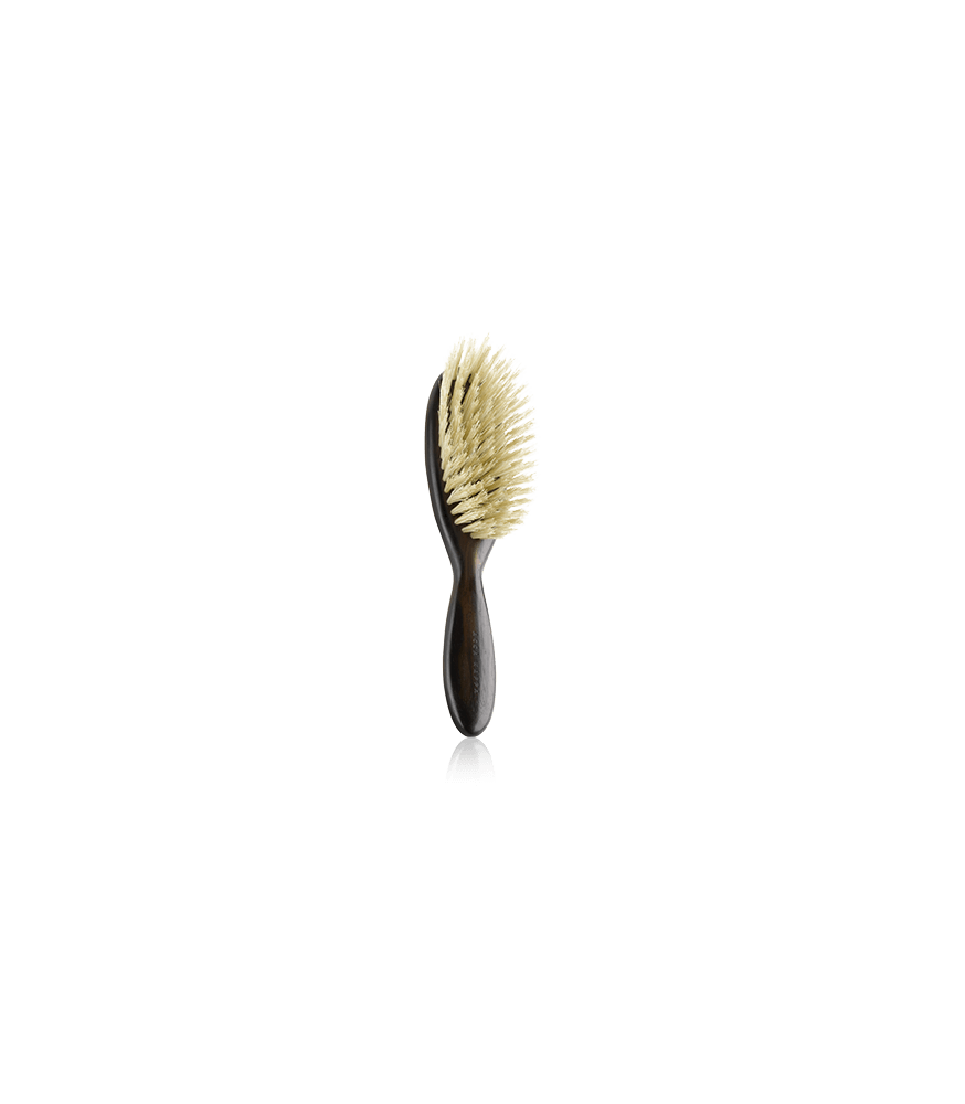 Acca Kappa Brushes Parigina Hair Brush - Ebony Wood - White Natural Bristles