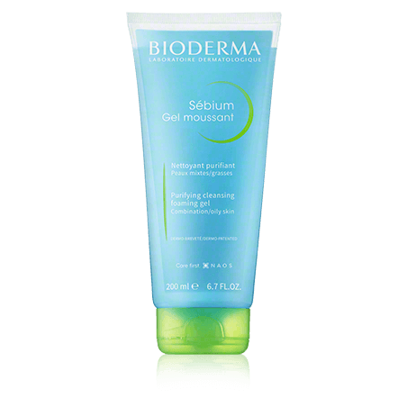 Bioderma Sébium Gel Moussant Purifying Cleansing Foaming Gel in Tube (200 ml)