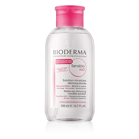 Bioderma Sensibio H2O Make-up Removing Micelle Solution with Pump (500 ml)