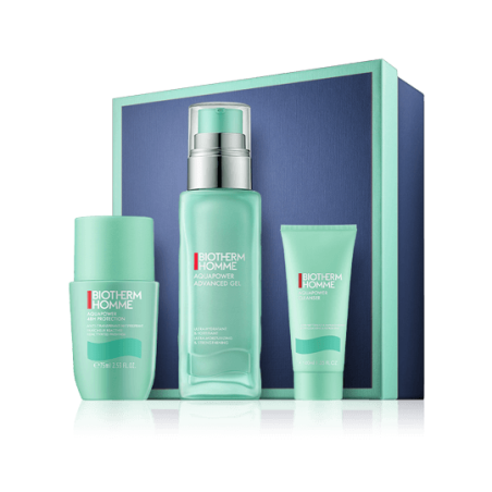 Biotherm Homme Aquapower Set mit 48H Protection & Cleanser