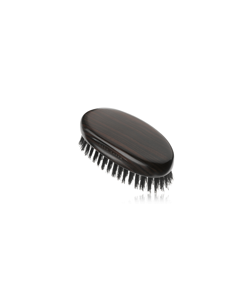Acca Kappa Men's Grooming Military Style Hair Brush with Black Bristles