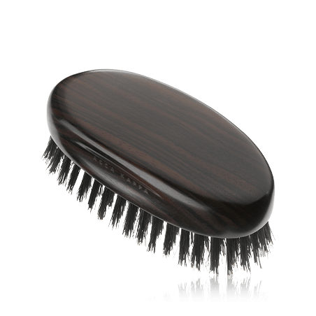 Acca Kappa Men's Grooming Military Style Hair Brush with Black Bristles