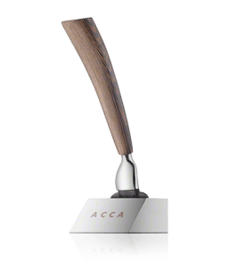 Acca Kappa Men's Grooming Razor with Stand - Wenge Wood - "Mach 3" Razor