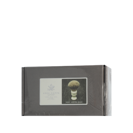 Acca Kappa Men's Grooming Shaving Brush - High Quality Resin - Ivory Color - Pure Badger - Large