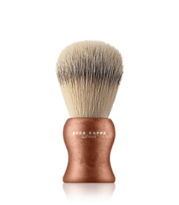 Acca Kappa Men's Grooming Shaving Brush - Natural Style - Synthetic Fibers Brown