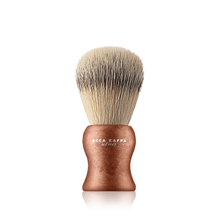 Acca Kappa Men's Grooming Shaving Brush - Natural Style - Synthetic Fibers Brown