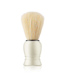 Acca Kappa Men's Grooming Shaving Brush - Plastic Handle - Natural Bristles White