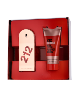 Carolina Herrera 212 Heroes 50 ml EdP Set mit Body Lotion