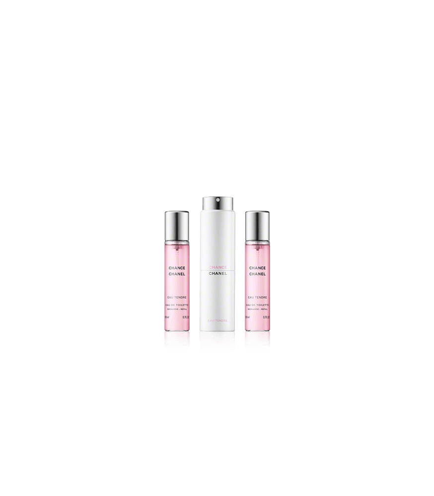 Chanel Chance Eau Tendre EdT Taschenspray (nachfüllbar) (3 x 20 ml)
