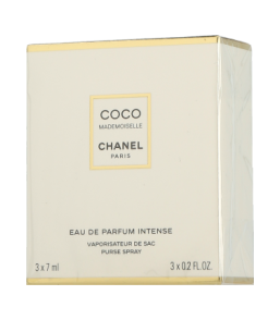 Chanel Coco Mademoiselle Eau de Parfum Intense Fragrance on Chain Purse Spray (3 x 7 ml)