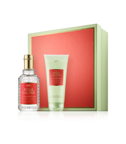 Acqua Colonia 4711 Lychee & White Mint 50 ml EdC Set mit Shower Gel