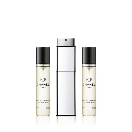 Chanel No. 5 L'Eau EdT Taschenspray (nachfüllbar) (3 x 20 ml)