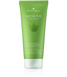 Charlotte Meentzen Natur Pur Balance Körperpeeling Bio-Rohrzucker-Grüner Tee (200 ml)