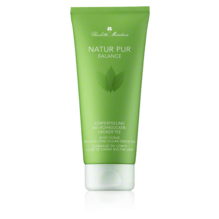 Charlotte Meentzen Natur Pur Balance Körperpeeling Bio-Rohrzucker-Grüner Tee (200 ml)