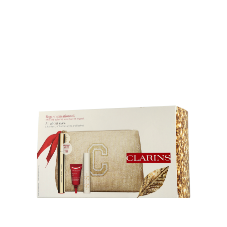Clarins Mascara Supra Volume Set mit SOS Lashes Serum Mascara