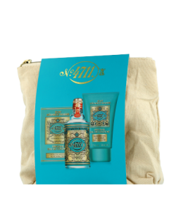 4711 Echt Kölnisch Wasser 50 ml EdC Set mit Shower Gel & Refreshing Tissue