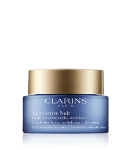 Clarins Multi-Active Nuit Crème Premières Rides Revitalisante peaux Normales à Mixtes (50 ml)
