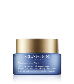 Clarins Multi-Active Nuit Crème Premières Rides Revitalisante peaux Normales à Sèches (50 ml)