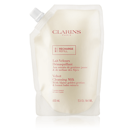 Clarins Nettoyage de Visage Lait Velours Démaquillant - Recharge (400 ml)