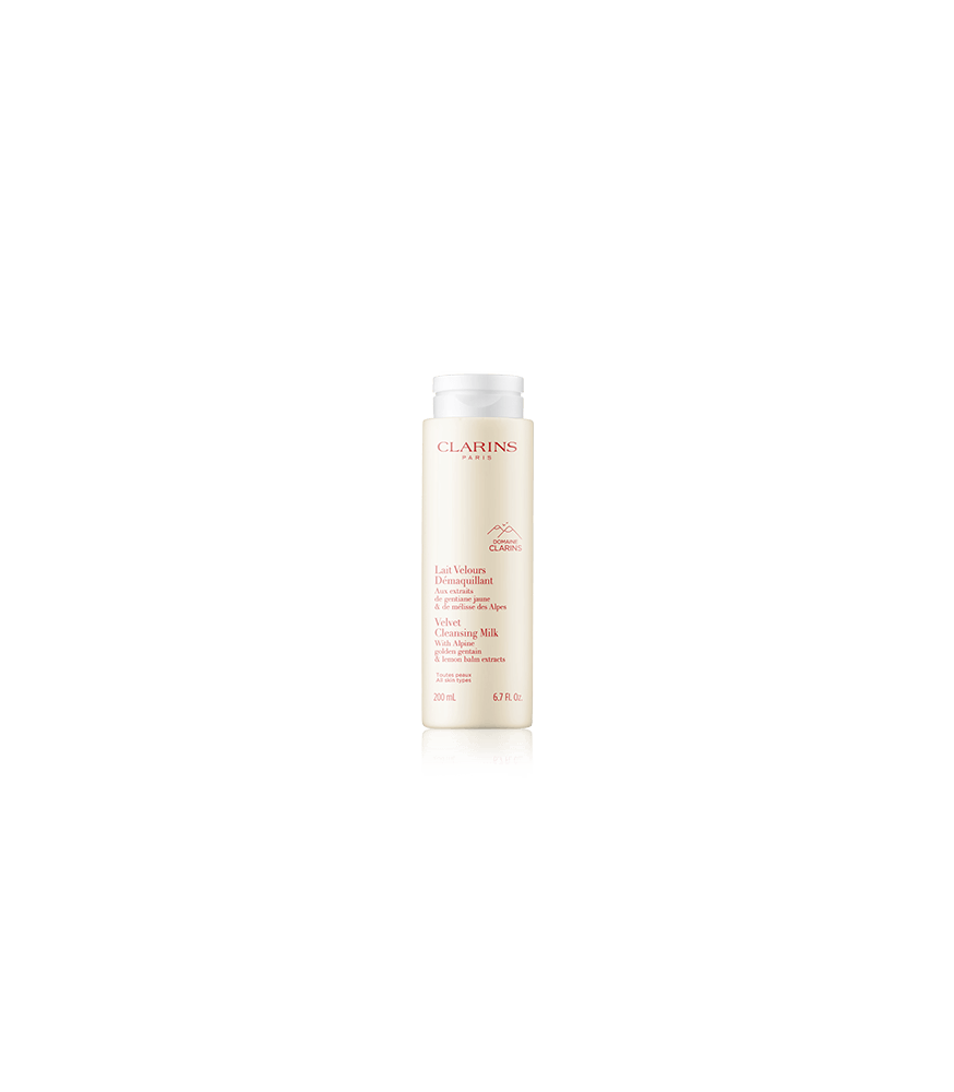 Clarins Nettoyage de Visage Lait Velours Démaquillant - Rechargeable (200 ml)
