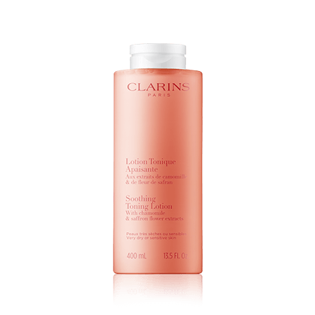Clarins Nettoyage de Visage Lotion Tonique Apaisante - Rechargeable (400 ml)