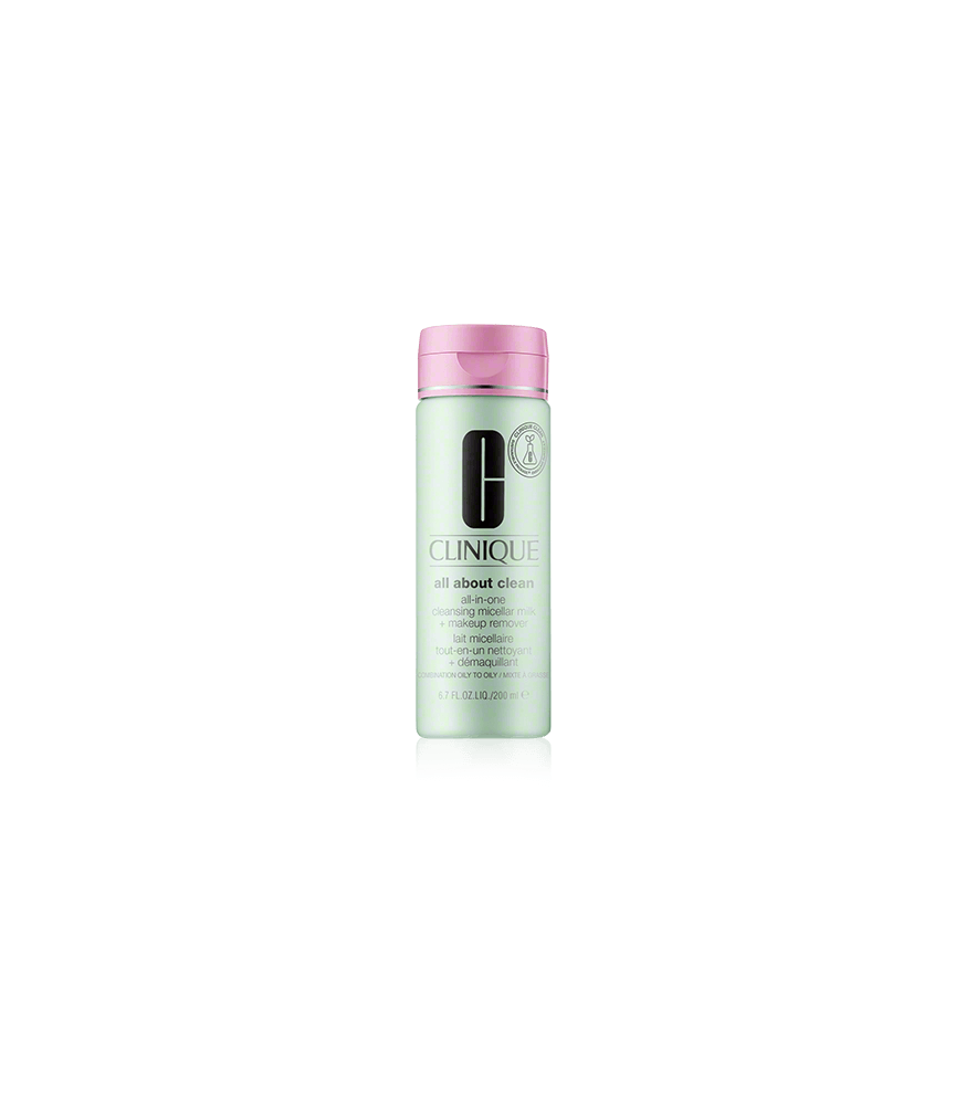 Clinique All About Clean Cleansing Micellar Milk + Makeup Remover Combination Oily to Oily (200 ml)