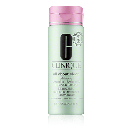 Clinique All About Clean Cleansing Micellar Milk + Makeup Remover Combination Oily to Oily (200 ml)