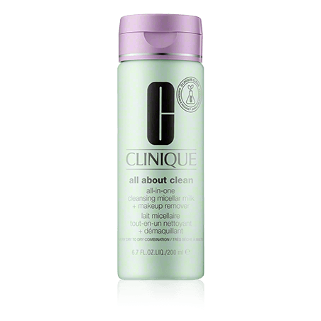Clinique All About Clean Cleansing Micellar Milk + Makeup Remover Very Dry to Dry Combination (200 ml)