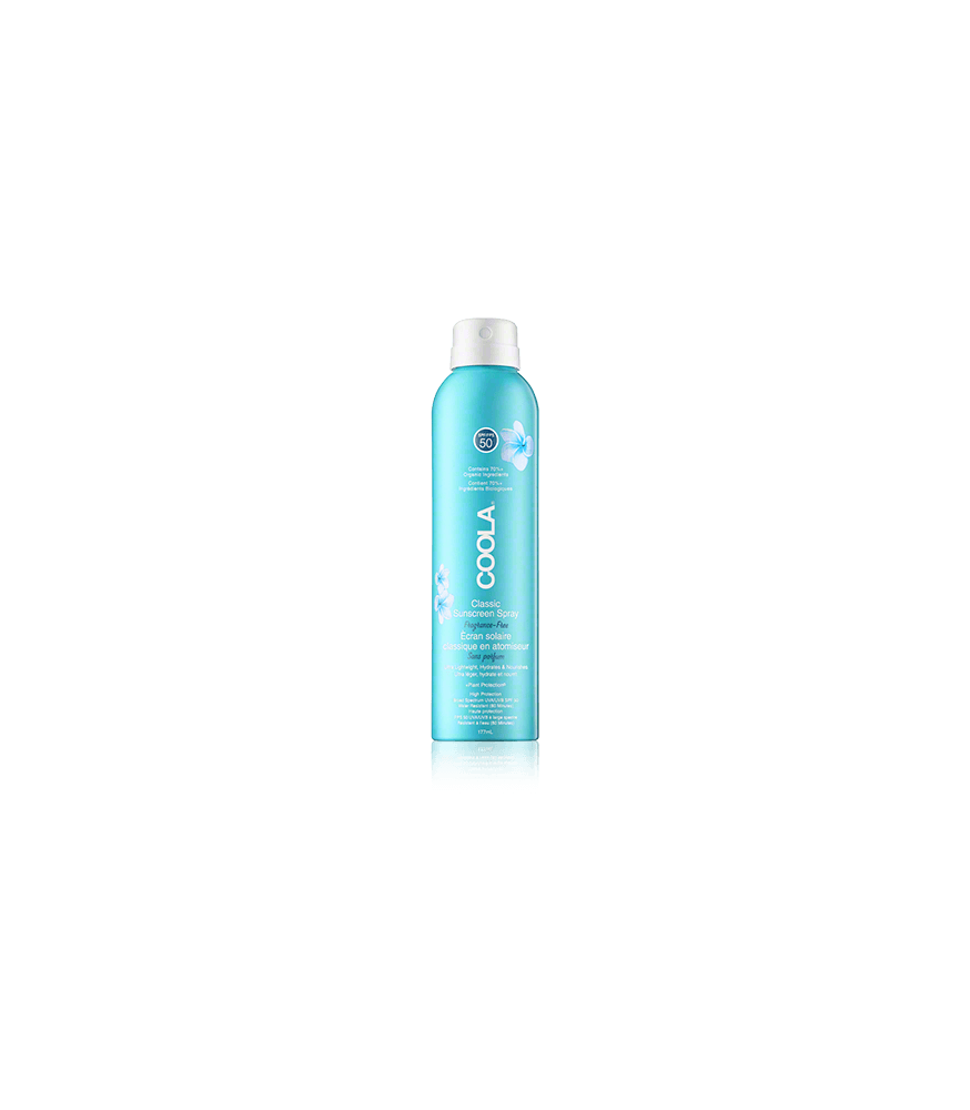 Coola Classic Collection Clear Sunscreen Spray Fragrance-Free SPF 50 (177 ml)