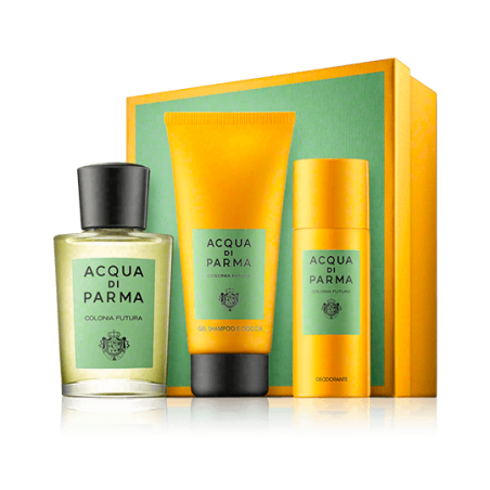 Acqua di Parma Colonia Futura 100 ml EdC Set mit 2x Pflege