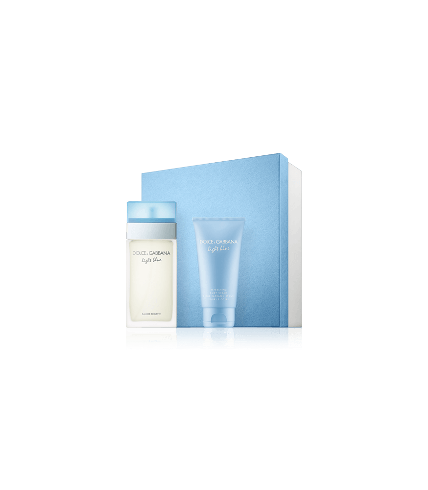Dolce & Gabbana Light Blue 50 ml EdT Set mit Body Cream