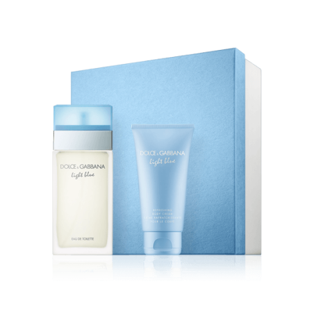 Dolce & Gabbana Light Blue 50 ml EdT Set mit Body Cream