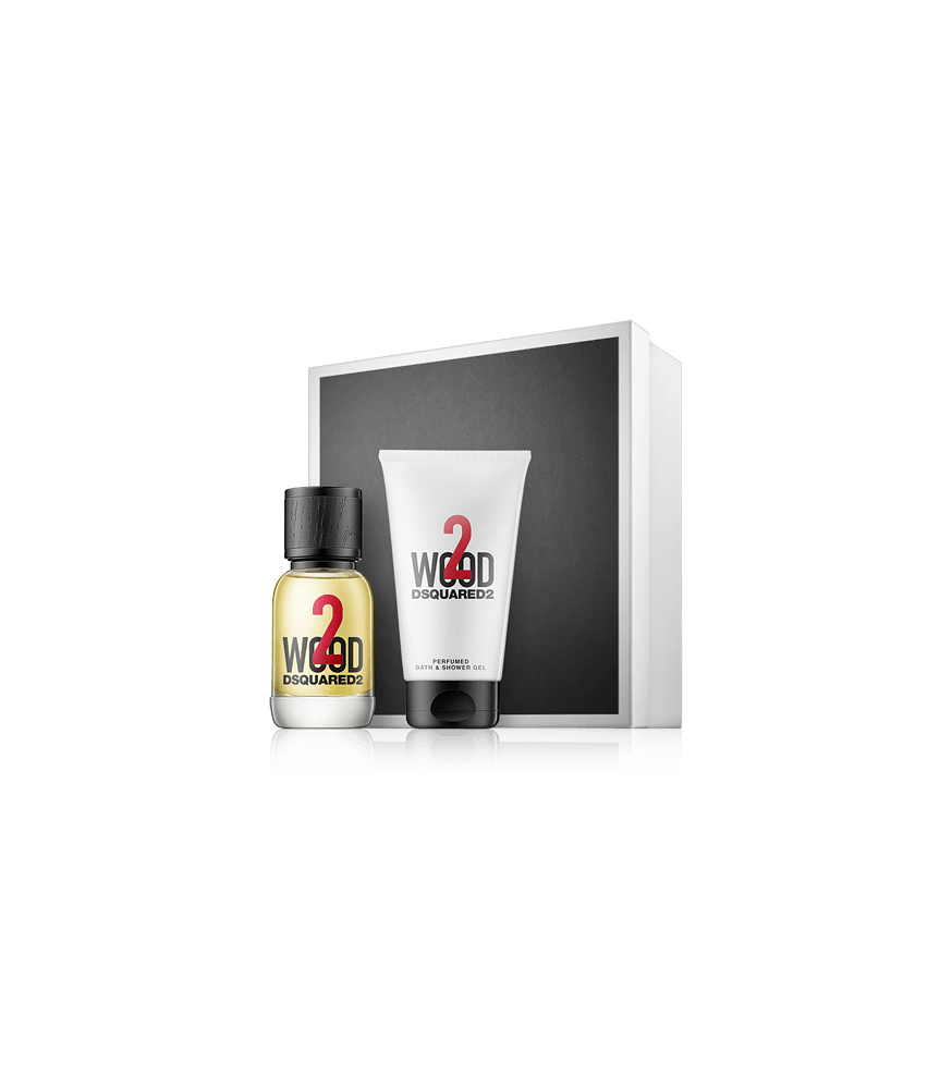 Dsquared² 2 Wood 30 ml EdT Set mit Bath & Shower Gel