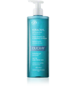 Ducray Keracnyl Waschgel für zu Akne neigende Haut (400 ml)