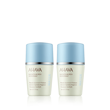 AHAVA Deadsea Water Set mit 2x Magnesium Rich Deodorant