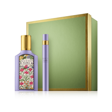 Gucci Flora by Gucci Gorgeous Magnolia 50 ml EdP Set mit Mini EdP Spray