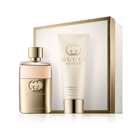Gucci Guilty pour Femme 50 ml EdP Set mit Body Lotion
