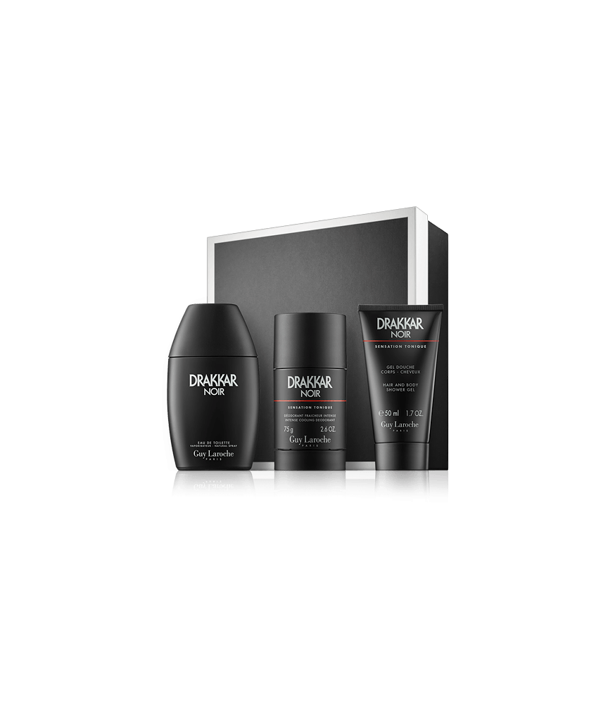 Guy Laroche Drakkar Noir 50 ml EdT Set mit Deodorant Stick